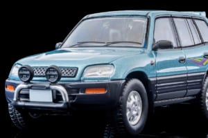 90年代RVブームを牽引した初代「トヨタ RAV4」が1/64ミニカーに！ トミーテックから5ドアで製品化予定・2025年12月発売【LE VOLANT モデルカー俱楽部】