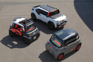シトロエンの未来と過去がパリで交差。プロトタイプ「Oli」「アミ」と電動「2CV」に見る、色褪せぬMM思想