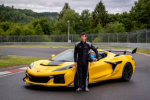 シボレー・コルベットZR1XをドライブしたDrew Cattellは、ビークルダイナミクスのエンジニア