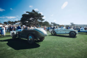 メルセデス・ベンツがモントレー・カーウィーク2025で走らせた1910年製ベンツ・プリンツ・ハインリヒ・ヴァーゲン