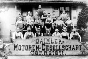 1890年にダイムラー・エンジン会社を設立（カンシュタット）。