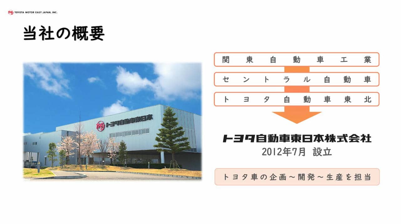 トヨタ自動車東日本の概要