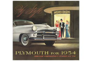 1954年型プリマスのカタログ
