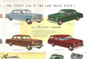 1953年型プリマスのカタログ