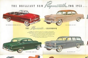 1953年型プリマスのカタログ
