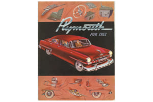 1953年型プリマスのカタログ