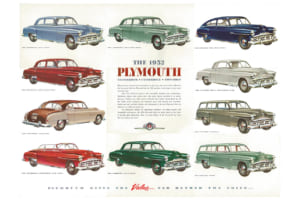 1952年型プリマスのカタログ