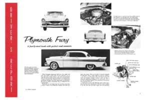 1956年型プリマス・フューリーの雑誌記事