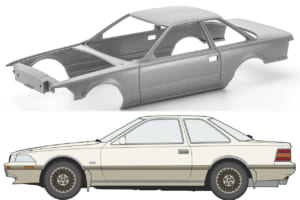 【続報】ハセガワから発売予定「Z20ソアラ」 1/24プラモの試作品パーツ画像公開！ ハイソカーの最高峰が蘇る！【LE VOLANT モデルカー俱楽部】