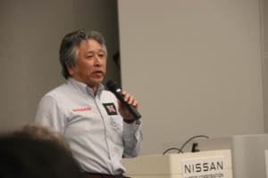 日産自動車・車両計画・車両要素技術開発本部 シャシー開発部 シャシーシステム開発グループ主担：松本光貴氏。