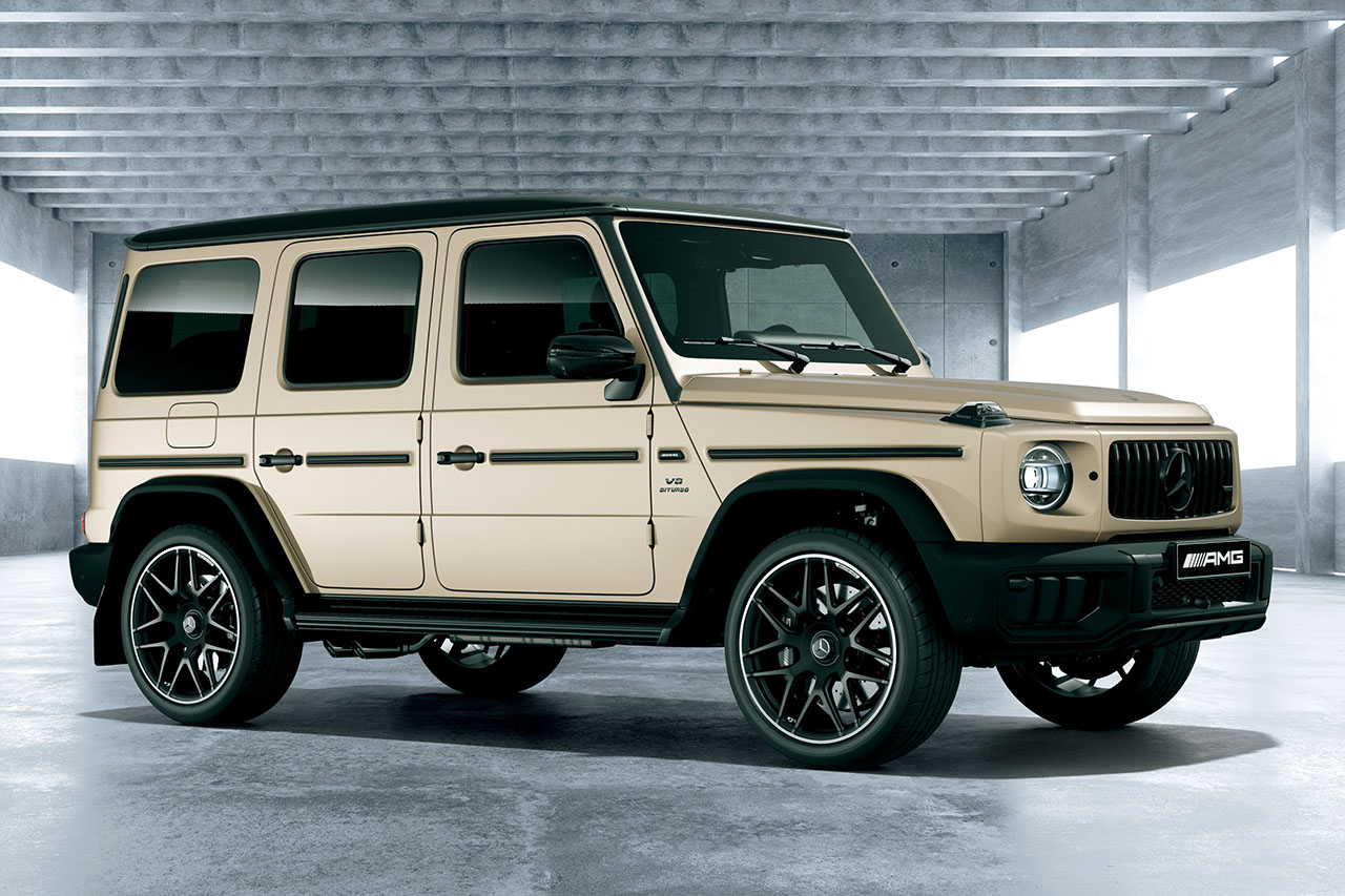 【限定200台】Gクラス日本初採用の豪華装備も。マットカラーが映える「メルセデスAMG G 63 ブラックアクセントエディション」登場