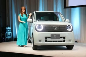谷まりあさん「かわいい！」と第一声。ホンダが新型軽EV「N-ONE e:」発表、デザインと機能性を両立