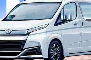 トヨタ新型ハイエース、22年ぶり刷新で2026年登場へ。 HVも設定するセミボンネットスタイルの全貌に迫る【独自予想CG】