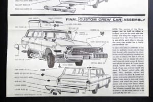 amt製1/25スケール・プラモデル「’63シェビーⅡステーションワゴン」