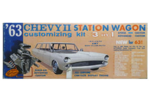 amt製1/25スケール・プラモデル「’63シェビーⅡステーションワゴン」