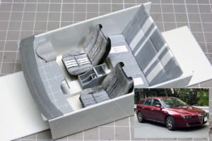 いよいよインテリア自作に！ 愛車「アルファロメオ159スポーツワゴン」のフルスクラッチに挑む・第5回【LE VOLANTモデルカー俱楽部】