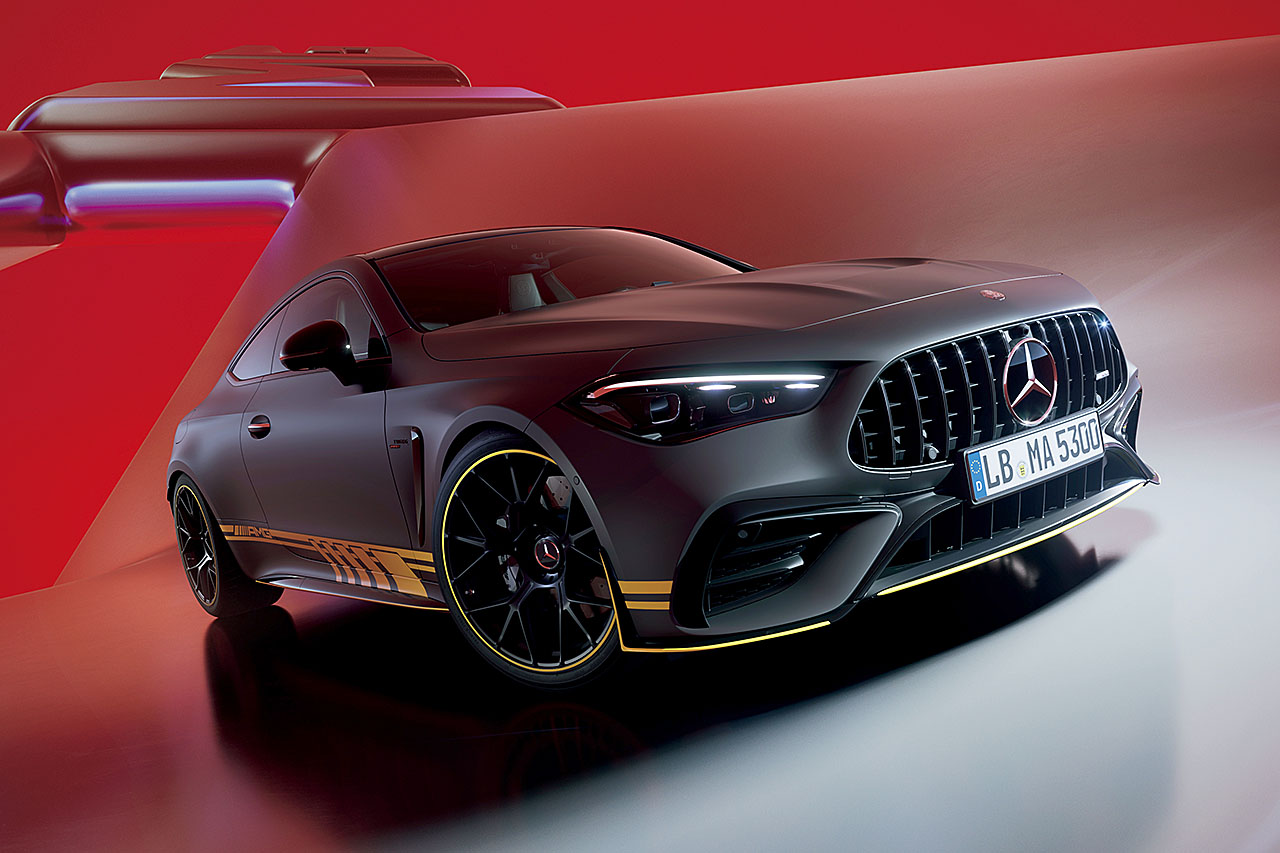 新品 1/43 限定500台 ベンツ AMG CL600 7.0 Coupe マットグレーに映える黄色のアクセント。100台限定のメルセデスAMG