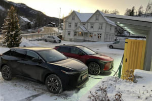 トヨタ bZ4X：ノルウェーでの現地評価の様子