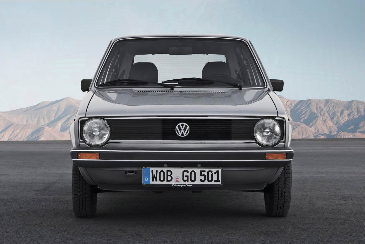 フォルクスワーゲン・タイプ1の後継車となった1974年ゴルフ1。