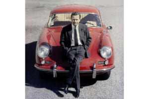 写真はフェルディナント・ポルシェ博士の息子フェリー・ポルシェ。