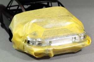 タミヤのボディとフジミのシャシーで作る1/24スケール・プラモデルのポルシェ911ターボ