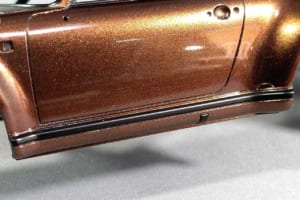 タミヤのボディとフジミのシャシーで作る1/24スケール・プラモデルのポルシェ911ターボ