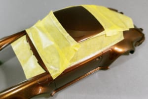 タミヤのボディとフジミのシャシーで作る1/24スケール・プラモデルのポルシェ911ターボ