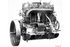 メルセデス 35hpの高性能4気筒エンジン。