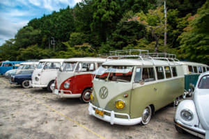 嵐山高雄パークウェイで開催されたVW Autumn 2025