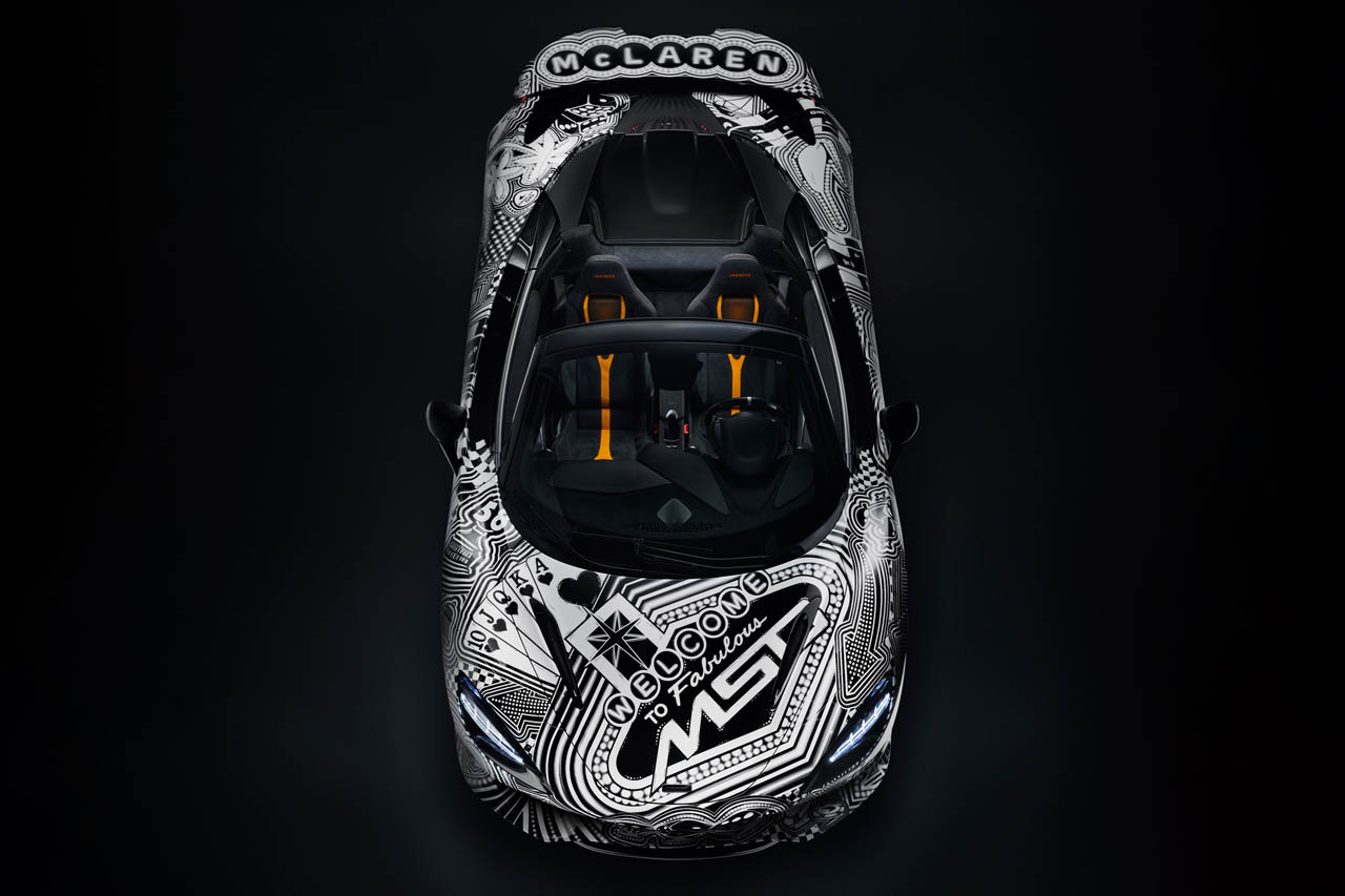 ラスベガスを“モノクロ”で表現。マクラーレンMSOの新作「750S プロジェクトVIVA」は、ノリスとピアストリが参加した「走るスケッチ」