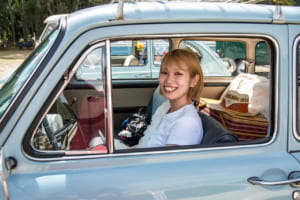 1965年式フォルクスワーゲン・タイプ3バリアントと、オーナーの「さきぽん」さん