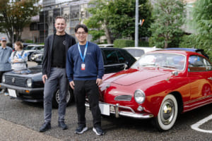 空冷ビートルからID.4まで、VW愛が集結。シェーファーCEOが電撃訪問し「次期ゴルフEV化」にも言及した代官山「VW Weekend Meetup」