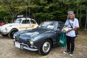 VW Autumn 2025:ベストカルマンギアは、貴重な「品5」ナンバーを残す棚橋さんの1959年式が受賞。