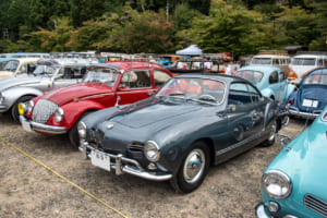 VW Autumn 2025:ベストカルマンギアは、貴重な「品5」ナンバーを残す棚橋さんの1959年式が受賞。