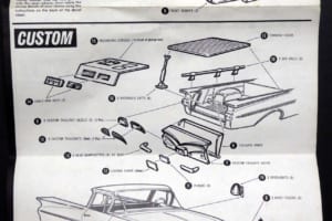 amt製1/25スケール・プラモデル「’59エルカミーノ」