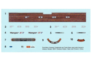 メビウスモデルズ製1/25スケール・プラモデル「1971フォード・レンジャーXLT」