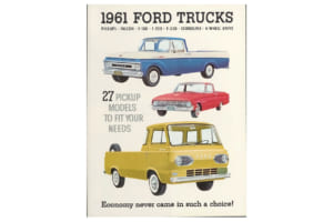 1961年型フォード小型トラックのカタログ