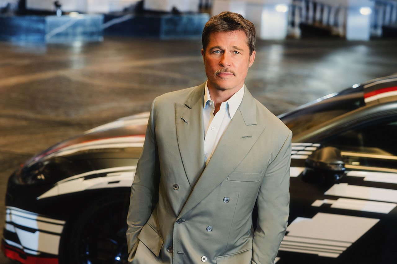 ブラピ降臨！ メルセデスAMG新型「GT 4ドアクーペ」のアンバサダーに就任、F1ジョージ・ラッセル選手とのラスベガスでの共演も実現