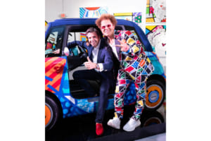 ロメロ・ブリットが手掛けたフィアット・トポリーノのアートカー