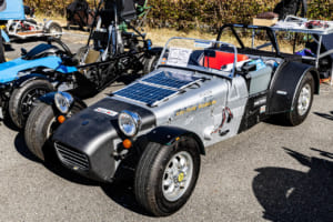 ノーチラススポーツカーズがワンオフ製作し現オーナーがBEV化した、3/4スケールのセブン・レプリカ。