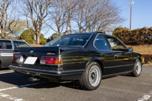 1985年式 アルピナ B9 3.5クーペ（E24型）：BMWの初代6シリーズであるE24は「世界一美しいクーペ」として知られる。