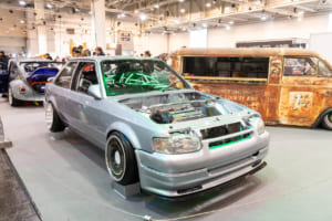 1989年式フォード・エスコートはどこか懐かしい雰囲気のカスタム。