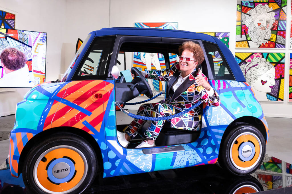 ロメロ・ブリットが手掛けたフィアット・トポリーノのアートカー