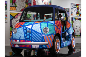 ロメロ・ブリットが手掛けたフィアット・トポリーノのアートカー