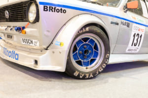 こちらは初代ポロのGr.2。ATSのホイールがめちゃくちゃ懐かしい。