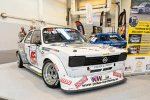 ヒルクライム仕様のオペル・カデット。ヒルクライムは欧州各地で開催されていて人気の高い競技。