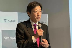 日産 神戸市 自動運転実証運行記者会見