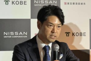 日産 神戸市 自動運転実証運行記者会見