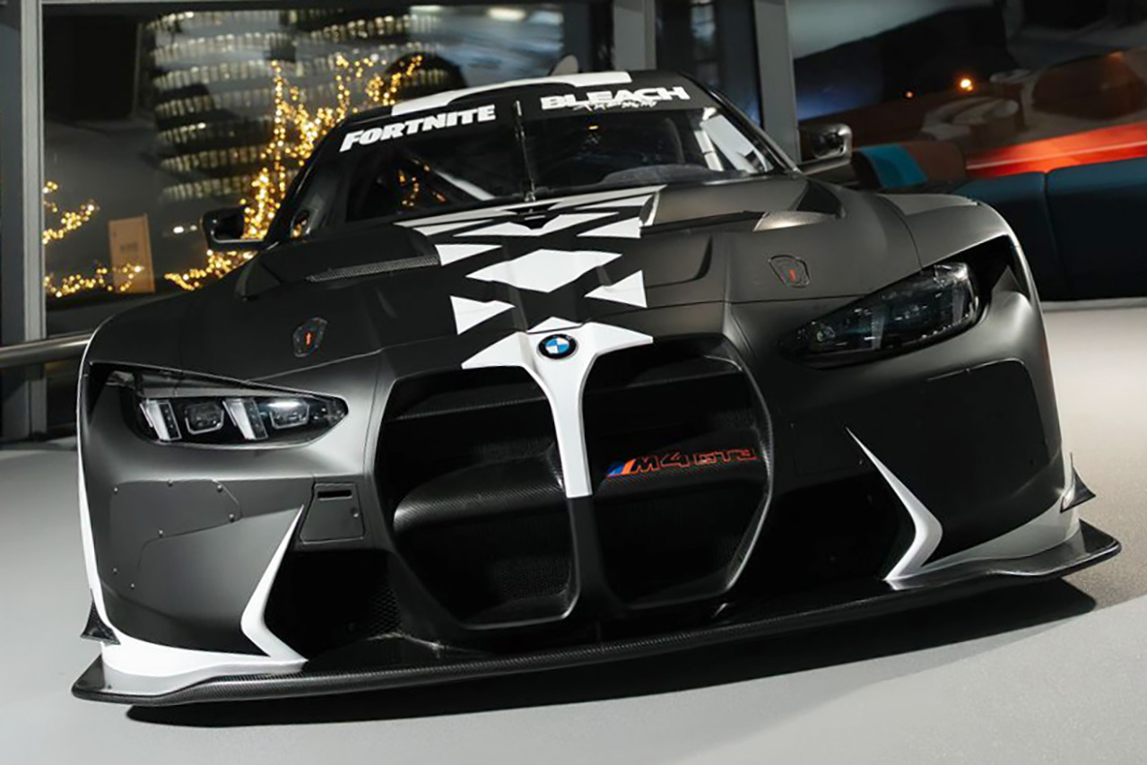 BMWM4GTS　 死覇装”を纏うM4 GT3 EVO。BMWが『BLEACH』×『フォートナイト』で提示