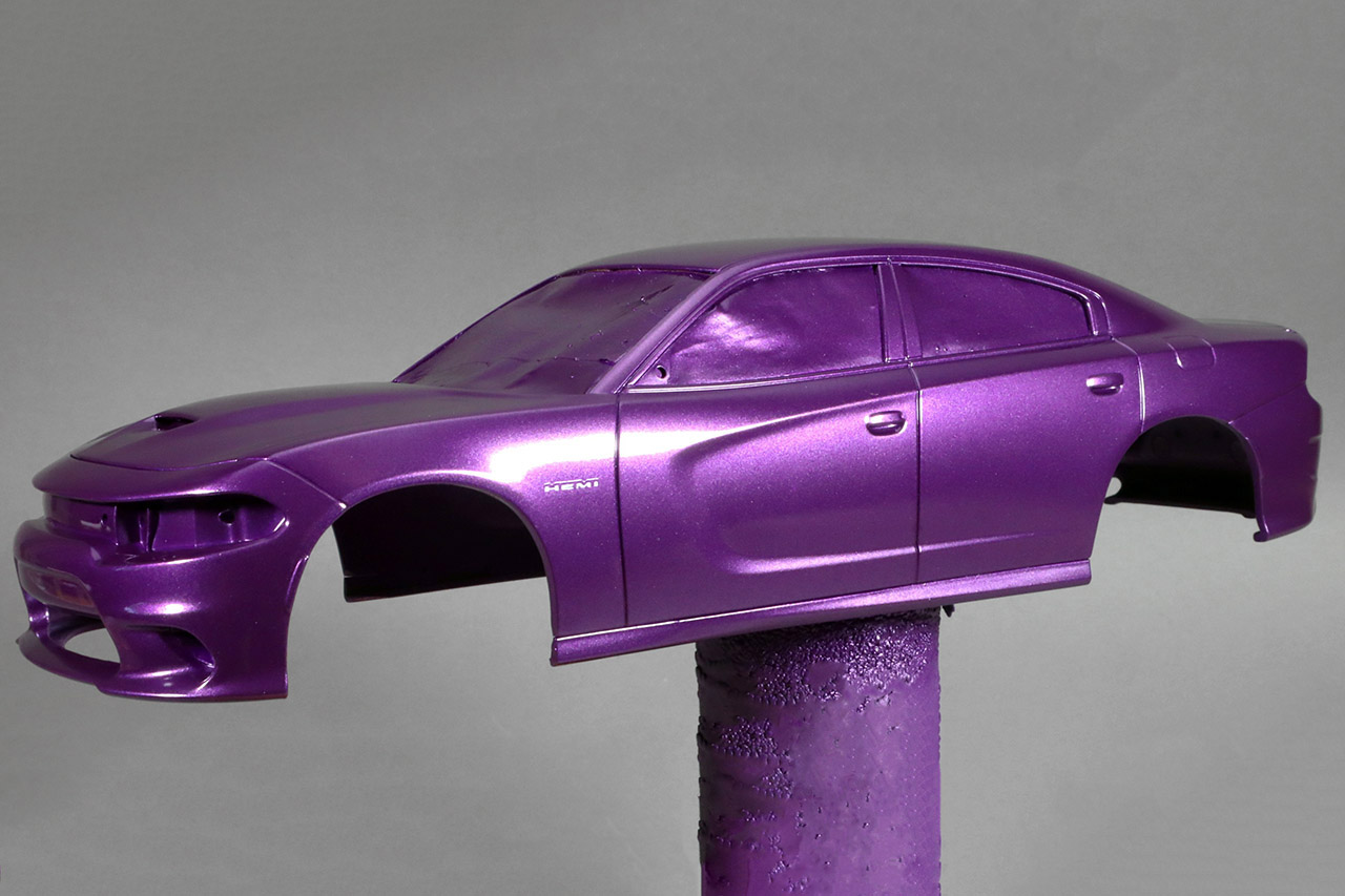 【モデラー必読】ボディ塗装を調色からクリアーまで緻密に解説！ AMT製プラモ「2021ダッジ・チャージャーR/T」を作る・第2回【LE VOLANTモデルカー俱楽部】